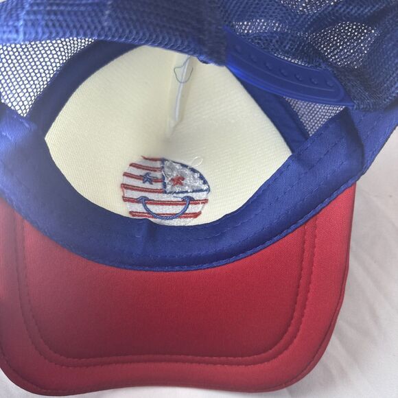 SHEIN Hat Red White And Blue American Flag NWOT - Picture 7 of 8